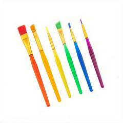 6pcs Candy Watercolor Brushes Set Art Painting Pens