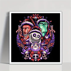 Monster Pattern Diamond Painting Kit Full Round Diamond Mosaic Cross Stitch
