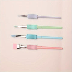4 Colors PVC Brush Set Watercolor Painting DIY Art Brush