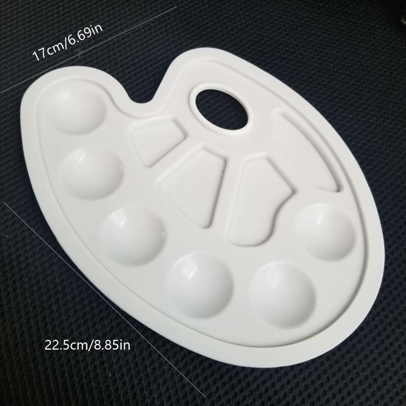 Oval Palette Water Powder Palette Acrylic Watercolor Palette Box