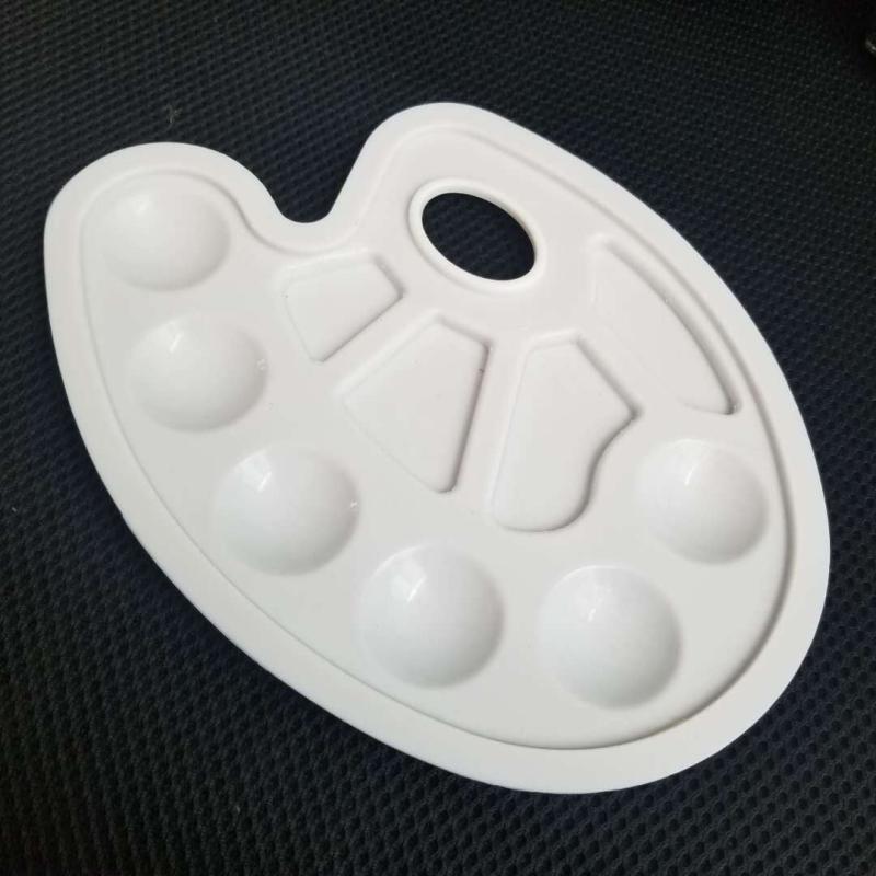 Oval Palette Water Powder Palette Acrylic Watercolor Palette Box
