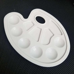 Oval Palette Water Powder Palette Acrylic Watercolor Palette Box