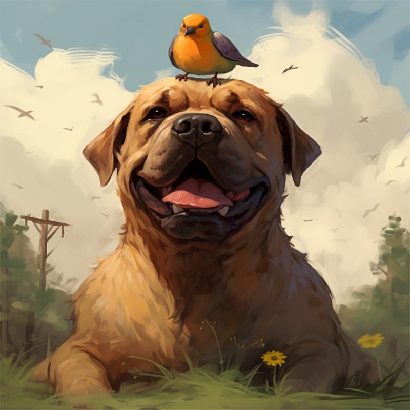 Wooden Jigsaw Puzzle Bird & Puppy, Improve Focus, Christmas Gift