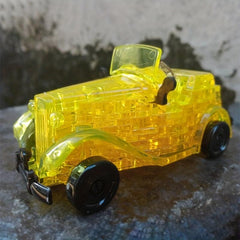 Yellow Vintage Car Puzzle Jigsaw Puzzle Educational Toy