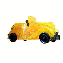 Yellow Vintage Car Puzzle Jigsaw Puzzle Educational Toy