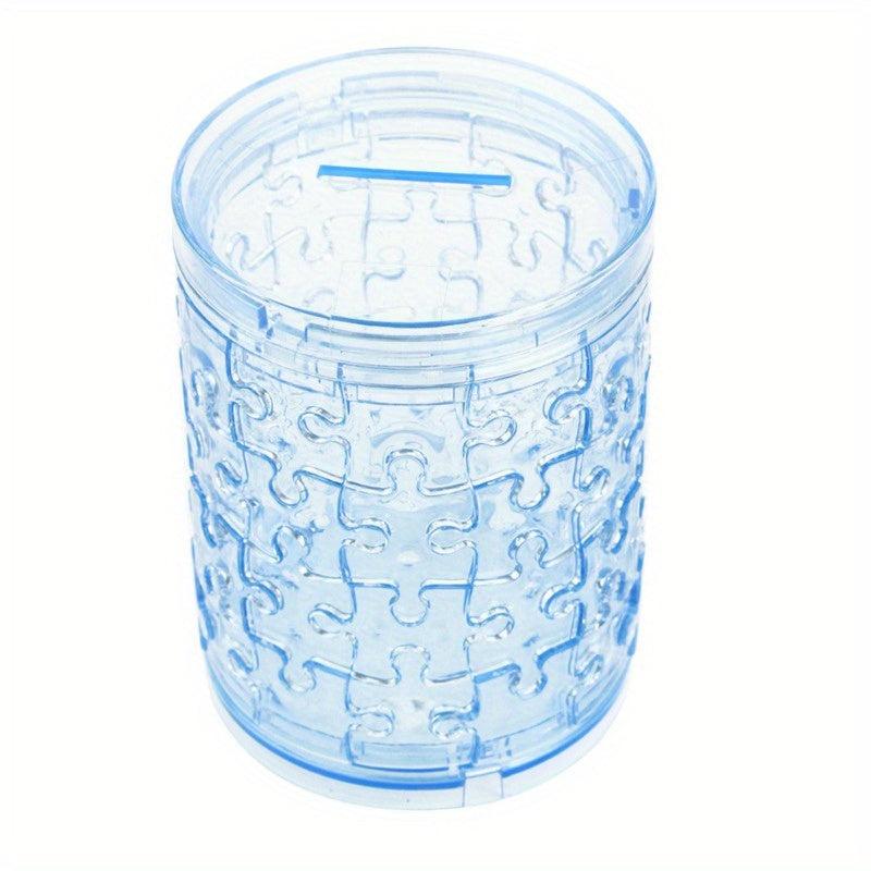 3D Crystal Puzzle Pen Holder Money Storage Box DIY Building Block Toy