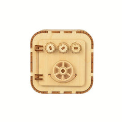 3D Wooden Puzzle Mechanical Password Safe DIY Toy