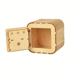 3D Wooden Puzzle Mechanical Password Safe DIY Toy