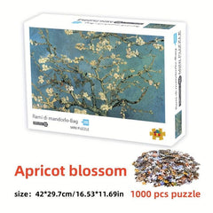 1000pcs Jigsaw Puzzles Gift Decompression Toy Home Wall Decor Educational Game