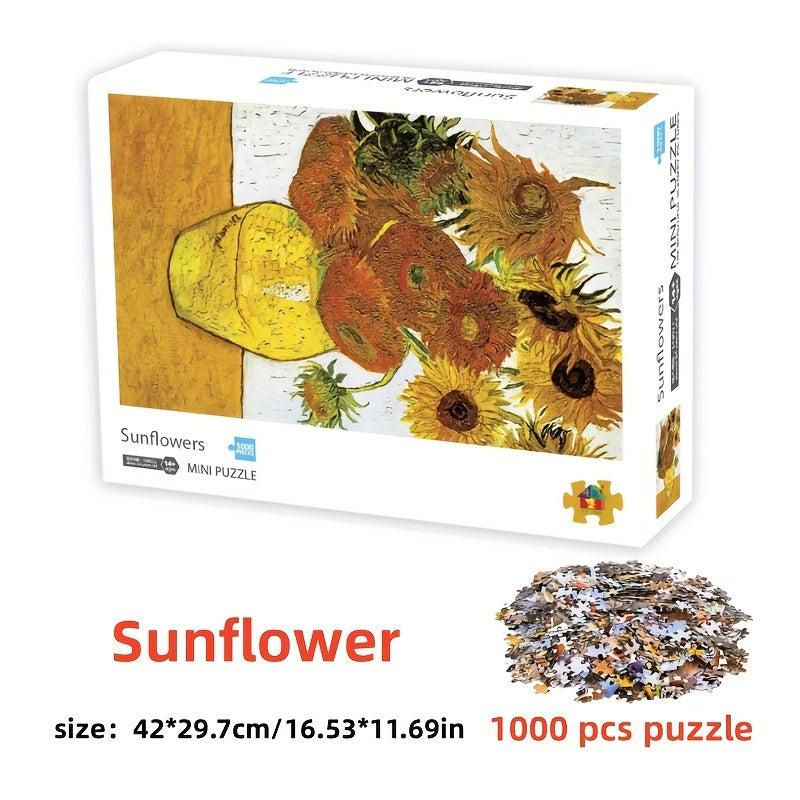 1000pcs Jigsaw Puzzles Gift Decompression Toy Home Wall Decor Educational Game