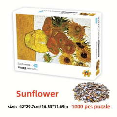 1000pcs Jigsaw Puzzles Gift Decompression Toy Home Wall Decor Educational Game