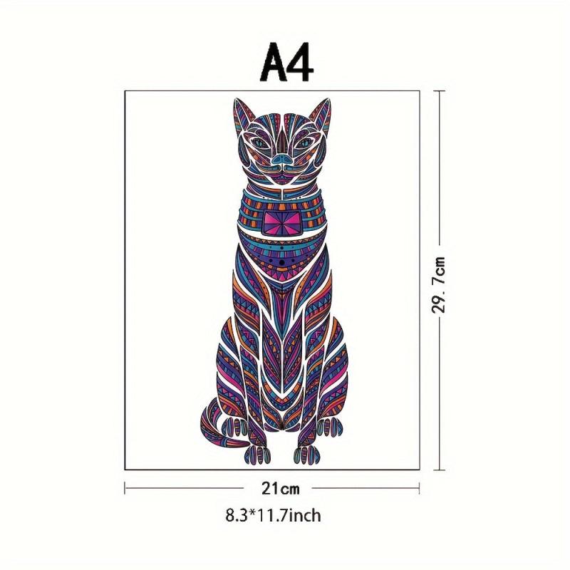 Cat Advanced Player Wooden Puzzle Creative Various Special Shapes Adult