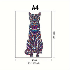 Cat Advanced Player Wooden Puzzle Creative Various Special Shapes Adult