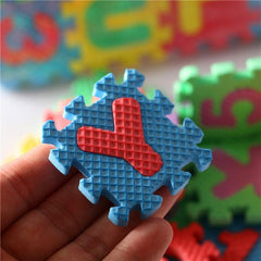 36pcs Mini Doll Foam Alphanumeric Floor Play Pads 3D Jigsaw Toy Accessories