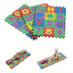36pcs Mini Doll Foam Alphanumeric Floor Play Pads 3D Jigsaw Toy Accessories