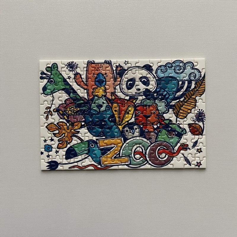 150pcs Zoo Animals Puzzle Painting Jigsaw Toys