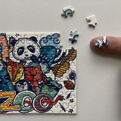 150pcs Zoo Animals Puzzle Painting Jigsaw Toys