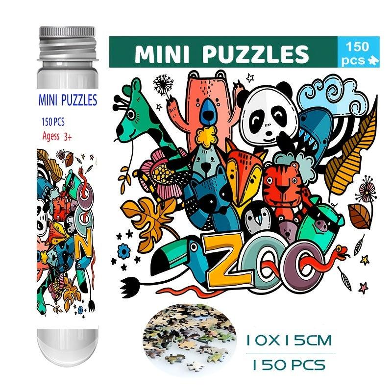 150pcs Zoo Animals Puzzle Painting Jigsaw Toys
