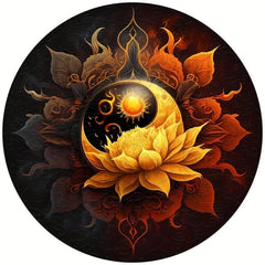 Sun Lotus Wooden Puzzle: Highly Difficult Magic Puzzle Toy for Adults
