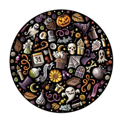Halloween Skull Head Decorative Painting