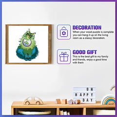 Wooden Cat Jigsaw Puzzle for Adults - Animal Shaped Unique Wood Cat Puzzle