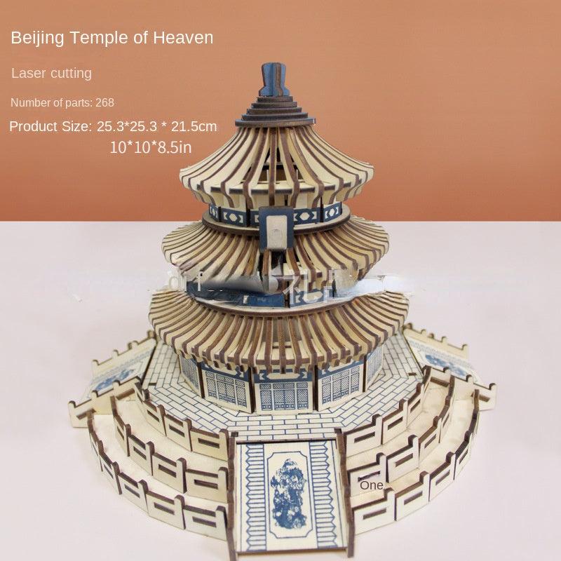 Chinese Style Ancient Building 3D Jigsaw Puzzle Model