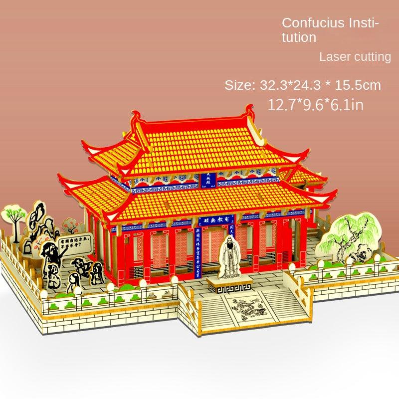 Chinese Style Ancient Building 3D Jigsaw Puzzle Model
