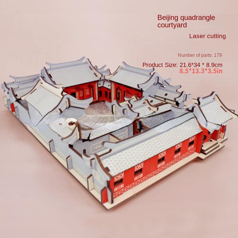 Chinese Style Ancient Building 3D Jigsaw Puzzle Model