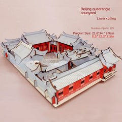 Chinese Style Ancient Building 3D Jigsaw Puzzle Model