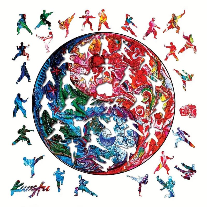 Exotic Tai Chi Wooden Puzzle With Box