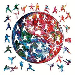 Exotic Tai Chi Wooden Puzzle With Box