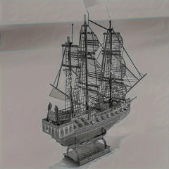 DIY Metal Toy Boat Model 3D Game Puzzle Angel Pirate Hand Model