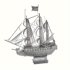 DIY Metal Toy Boat Model 3D Game Puzzle Angel Pirate Hand Model