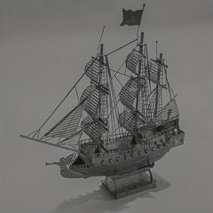 DIY Metal Toy Boat Model 3D Game Puzzle Angel Pirate Hand Model