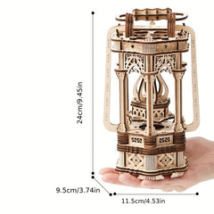 3D Wooden Puzzles Medieval Style Vintage Lantern Model Kits