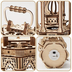 3D Wooden Puzzles Medieval Style Vintage Lantern Model Kits