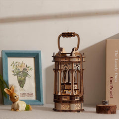 3D Wooden Puzzles Medieval Style Vintage Lantern Model Kits