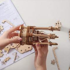 3D Wooden Puzzles Medieval Style Vintage Lantern Model Kits