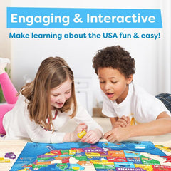 US Map Jigsaw Puzzle Educational History 1000 Pieces