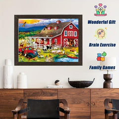 Leisure Farm Wooden Puzzle DIY Educational Crafts