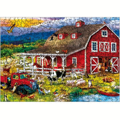 Leisure Farm Wooden Puzzle DIY Educational Crafts