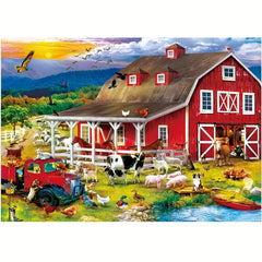 Leisure Farm Wooden Puzzle DIY Educational Crafts