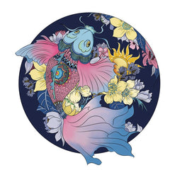 Fish Wooden Jigsaw Puzzle High Difficulty
