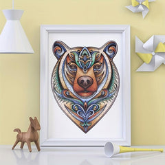 Bear Wooden Jigsaw Puzzle - Fun Family Game Gift