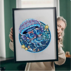 Jellyfish Wooden Jigsaw Puzzle 3D Animal Toy Christmas Box