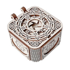 Enchanting 3D Wooden Puzzle Jewelry Box