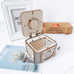 Enchanting 3D Wooden Puzzle Jewelry Box