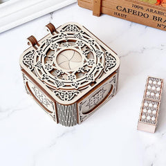 Enchanting 3D Wooden Puzzle Jewelry Box