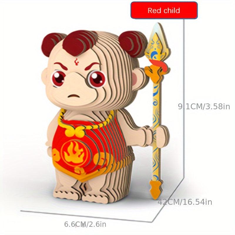 Journey to the West 3D Paper Puzzle Educational Toy