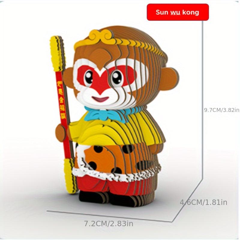 Journey to the West 3D Paper Puzzle Educational Toy